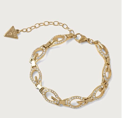 Bracciale Guess Donna in Acciaio Cristallo JUBB06 341JW YG - JUBB06 341JW YG